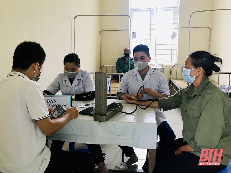 Huyện Hoằng Hóa: Hơn 3.100 người được tiêm vắc xin phòng COVID-19 đợt 9 năm 2021